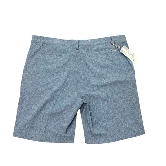 NWT Adidas Crosshatch Golf Shorts in Crew Navy Size 38 - Picture 5 of 8